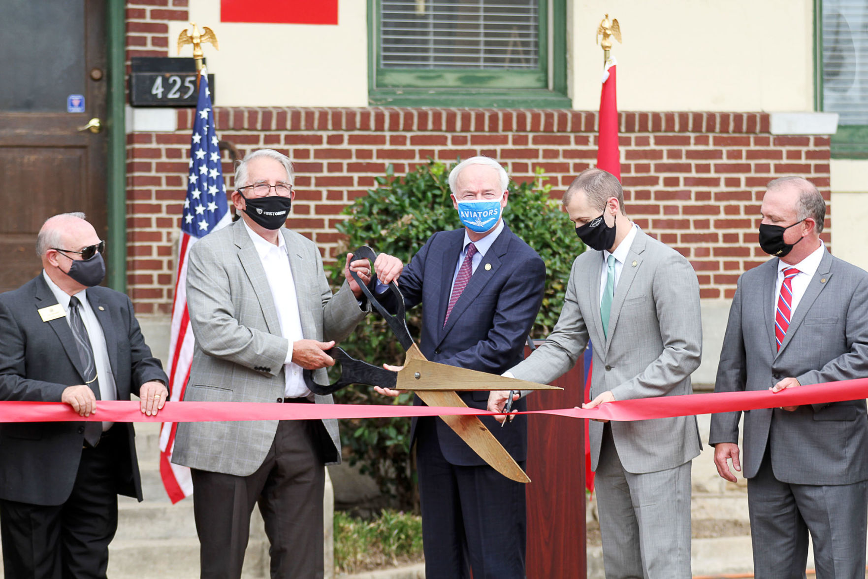 Ribbon cutting photo